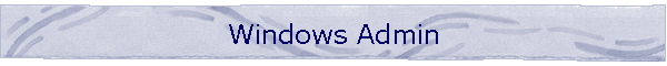 Windows Admin